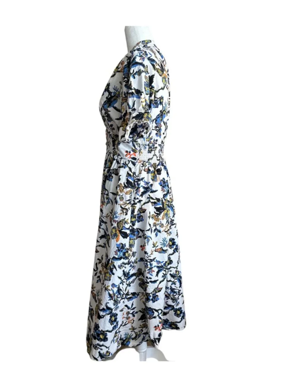 Diane von Furstenberg Floral Erica Dress in Fauna Toile Womens Aline fit and - Picture 5 of 16